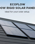 SolarPanel EcoFlow 2x100W | Rigid Solar Panel Kit with Mounting Feet