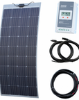 SolarPanel 180 Flex Kit | Semi-Flexible Fibreglass Solar Charging Kit with Self-Adhesive Backing