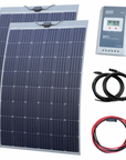 SolarPanel 480 Twin Flex Kit | Semi-Flexible Narrowboat Solar Charging Kit with Fibreglass Panels