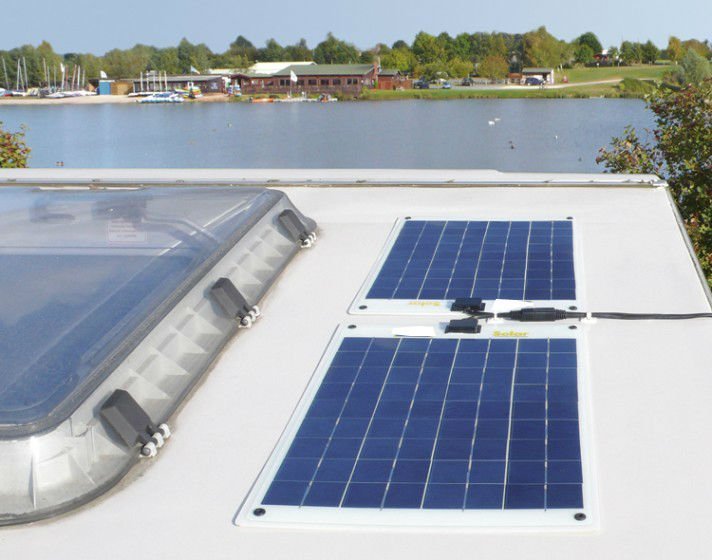 SolarPanel 100 Flex | Monocrystalline Fibreglass Semi-Flexible Solar Panel with ETFE Coating and MC4 Connectors