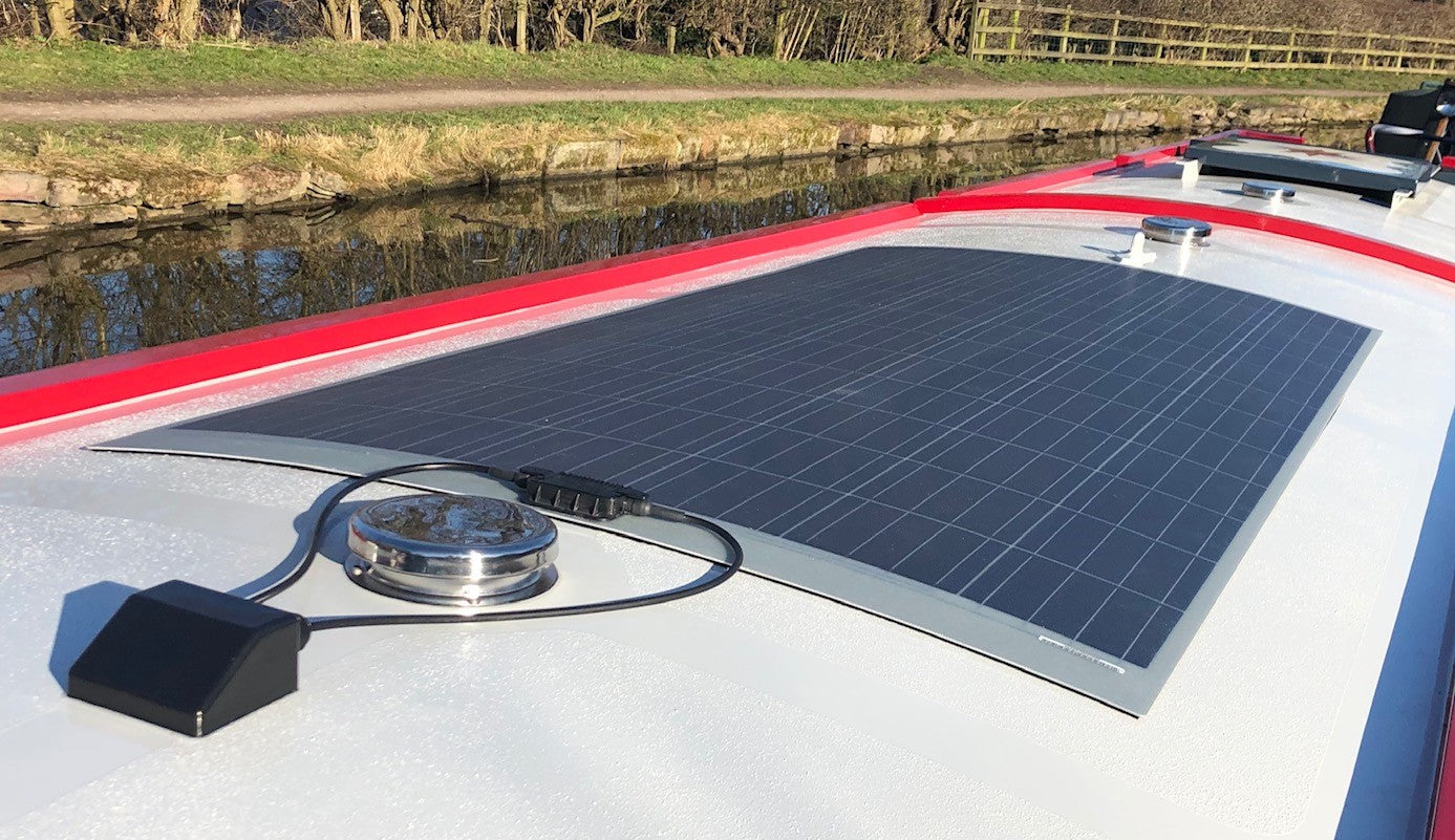 SolarPanel 330 Flex | Monocrystalline Fibreglass Semi-Flexible Solar Panel with MC4 Connectors